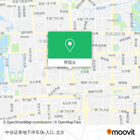 中信证券地下停车场-入口地图