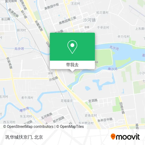 巩华城扶京门地图