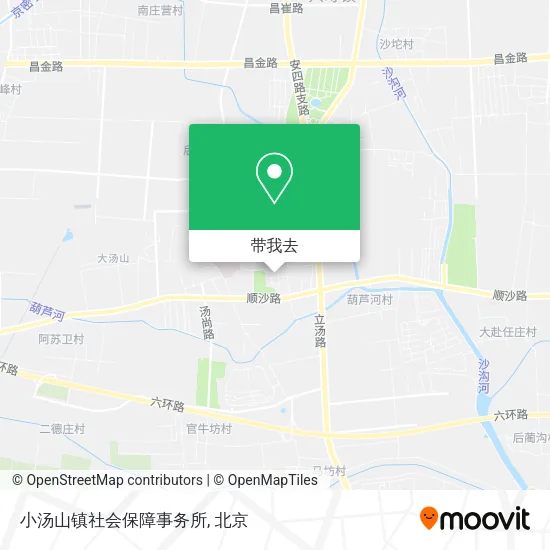 小汤山镇社会保障事务所地图