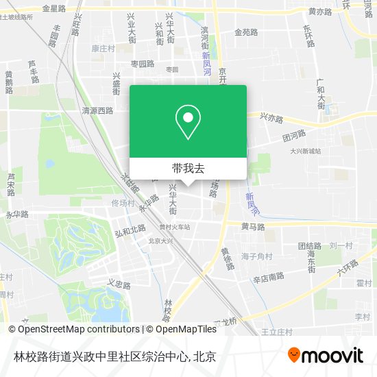 林校路街道兴政中里社区综治中心地图