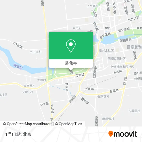 1号门站地图