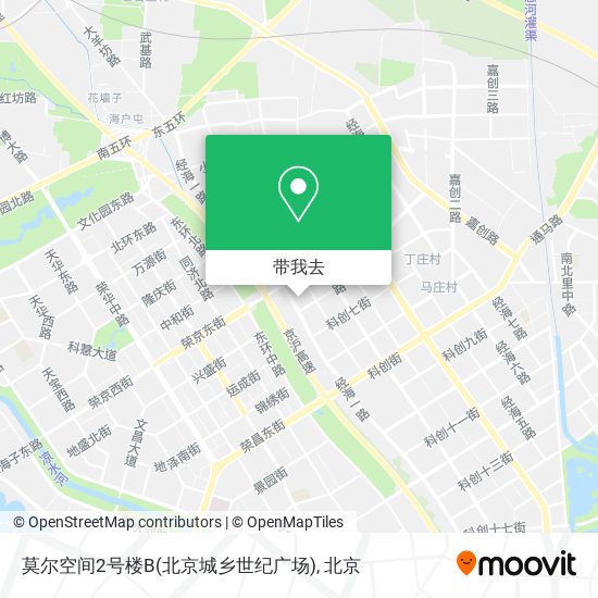 莫尔空间2号楼B(北京城乡世纪广场)地图