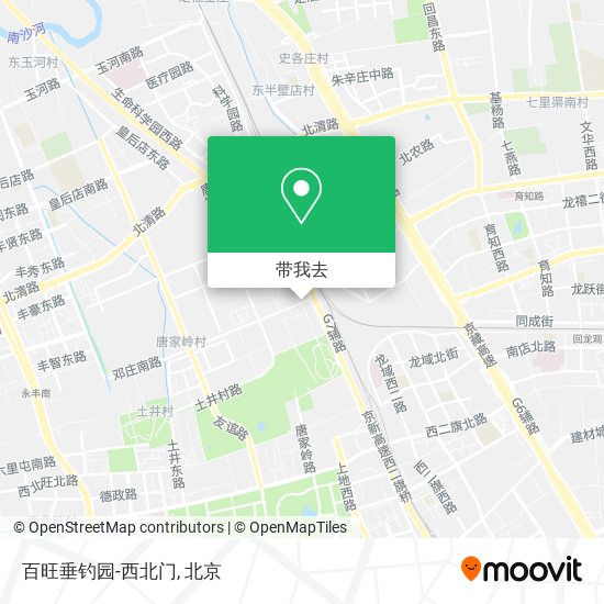 百旺垂钓园-西北门地图
