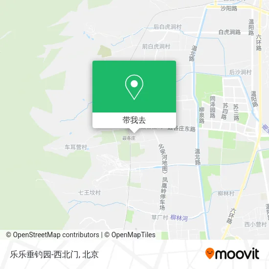 乐乐垂钓园-西北门地图