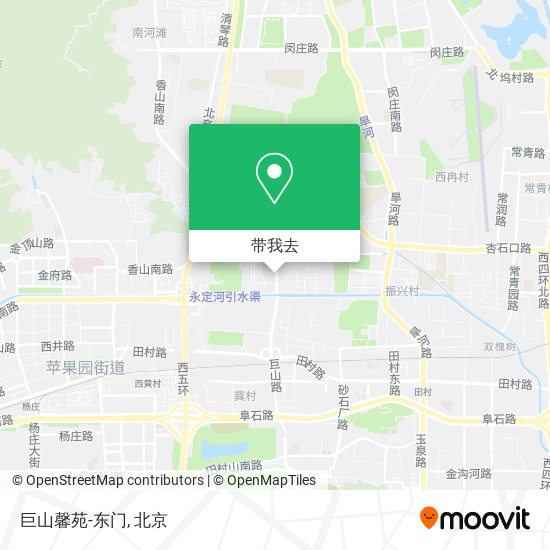 巨山馨苑-东门地图