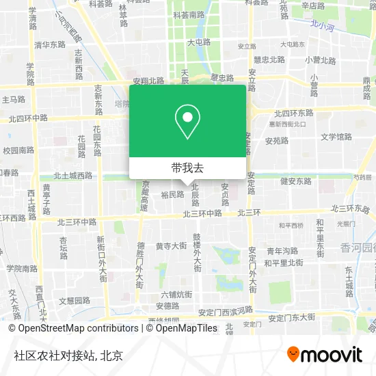 社区农社对接站地图