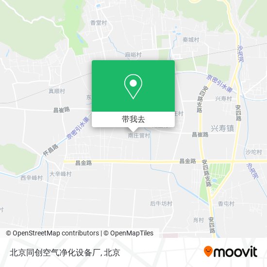 北京同创空气净化设备厂地图