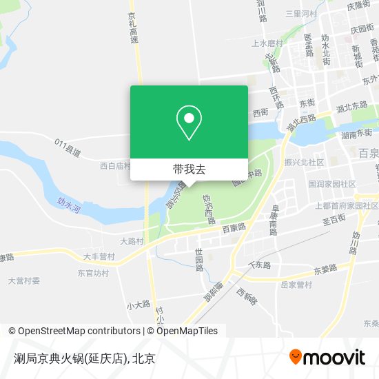 涮局京典火锅(延庆店)地图