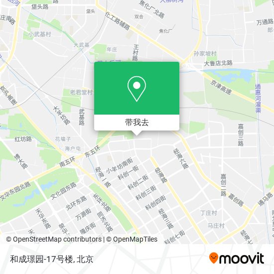 和成璟园-17号楼地图