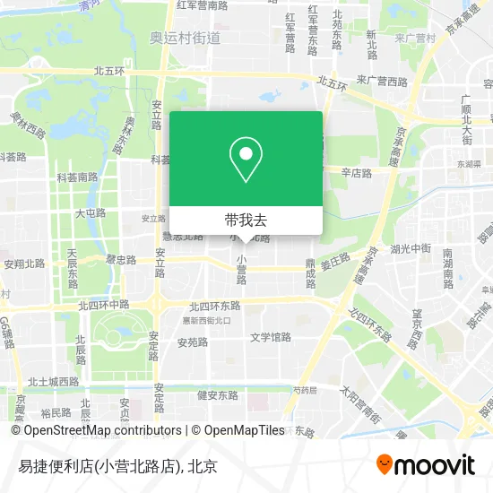 易捷便利店(小营北路店)地图