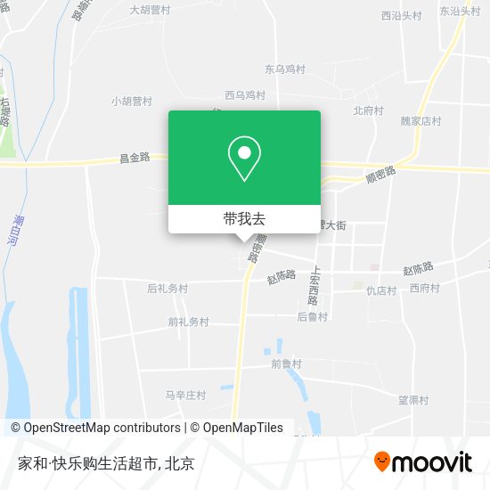 家和·快乐购生活超市地图