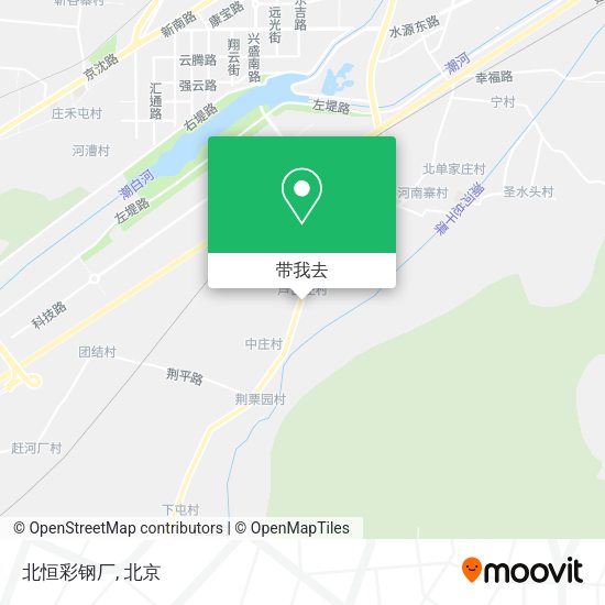 北恒彩钢厂地图