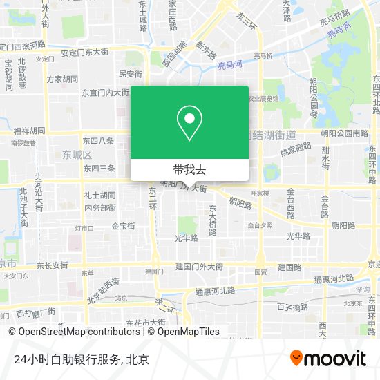 24小时自助银行服务地图