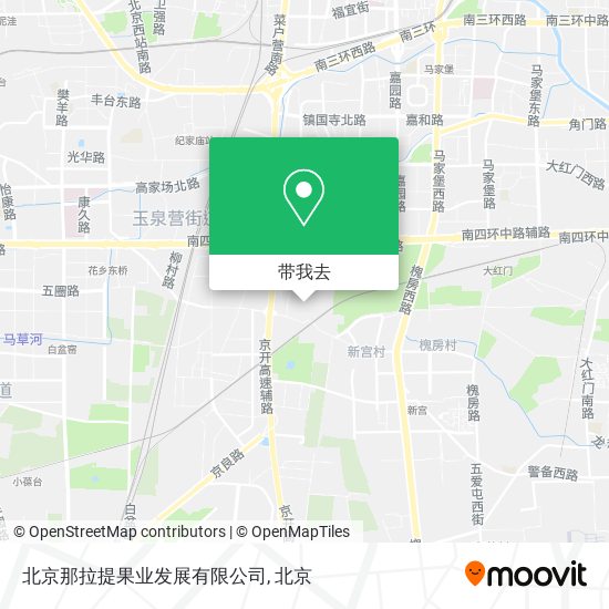 北京那拉提果业发展有限公司地图