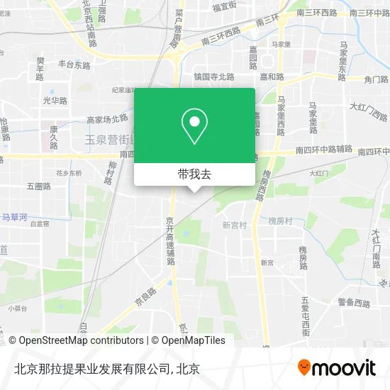北京那拉提果业发展有限公司地图