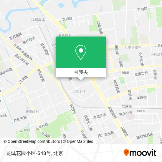龙城花园小区-S48号地图