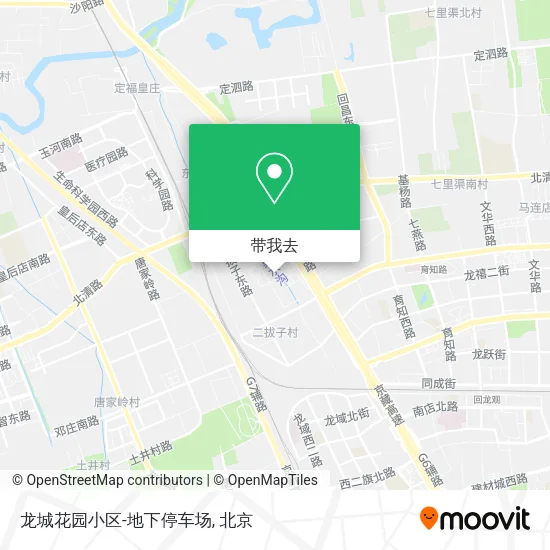龙城花园小区-地下停车场地图