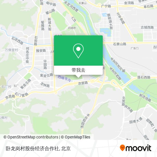 卧龙岗村股份经济合作社地图