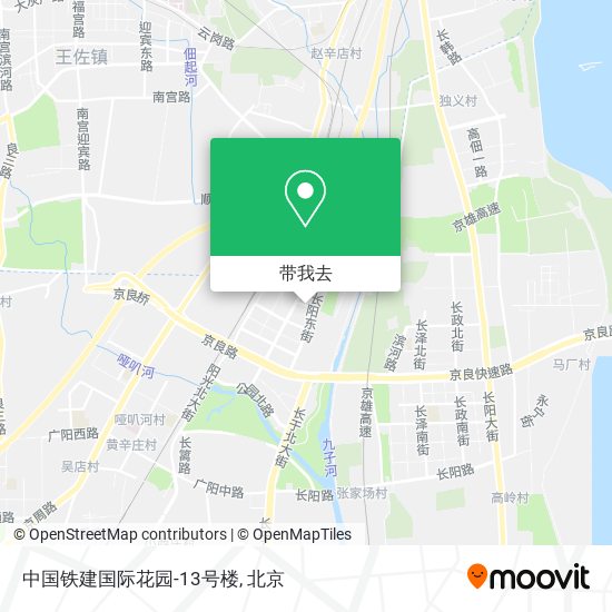 中国铁建国际花园-13号楼地图