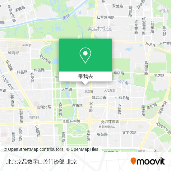 北京京品数字口腔门诊部地图