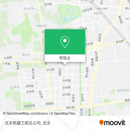 北京乾建工程总公司地图