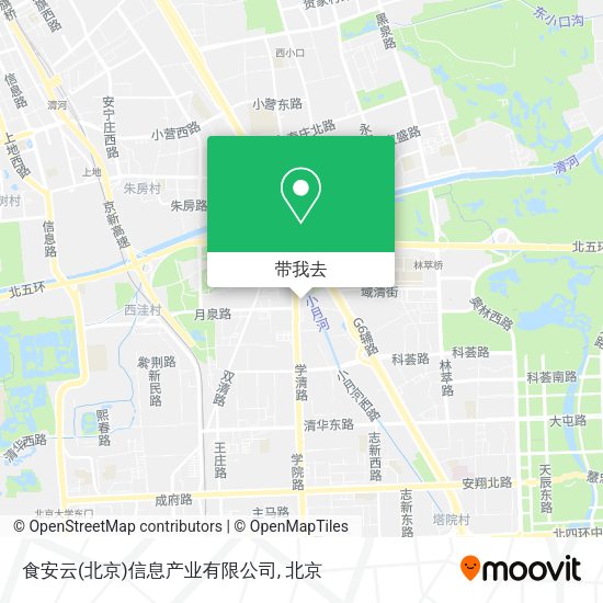 食安云(北京)信息产业有限公司地图