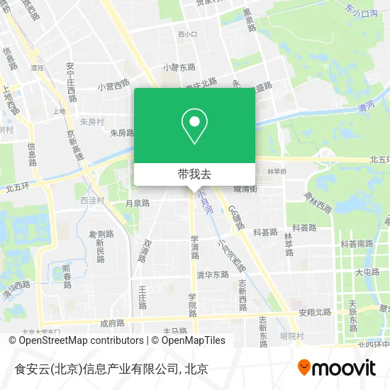 食安云(北京)信息产业有限公司地图