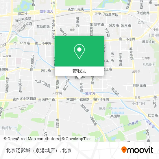 北京泛影城（京港城店）地图