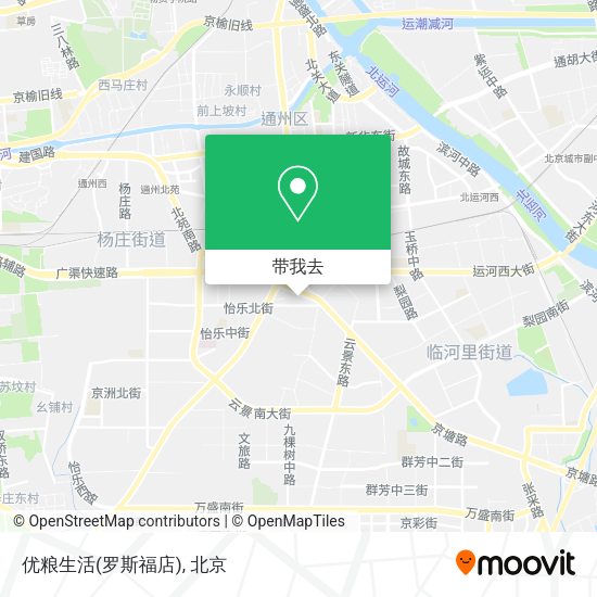 优粮生活(罗斯福店)地图