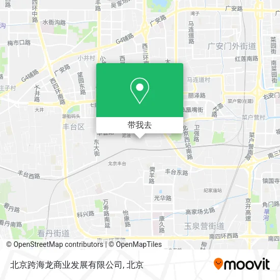 北京跨海龙商业发展有限公司地图