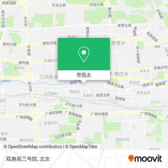 双惠苑三号院地图