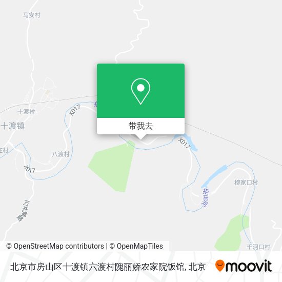 北京市房山区十渡镇六渡村隗丽娇农家院饭馆地图