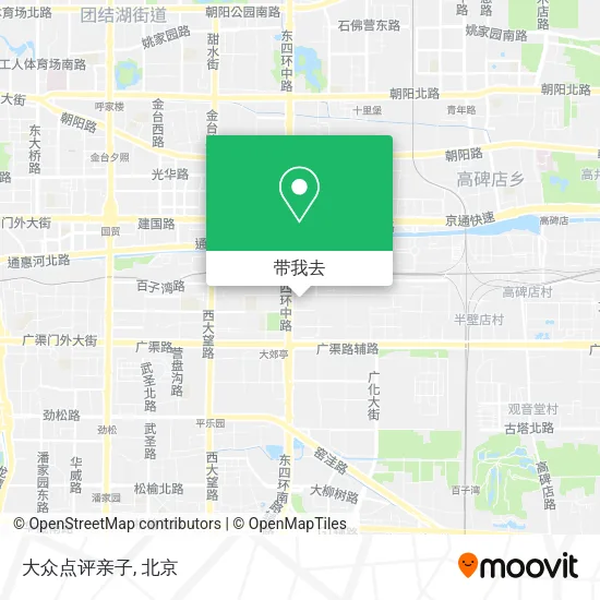 大众点评亲子地图