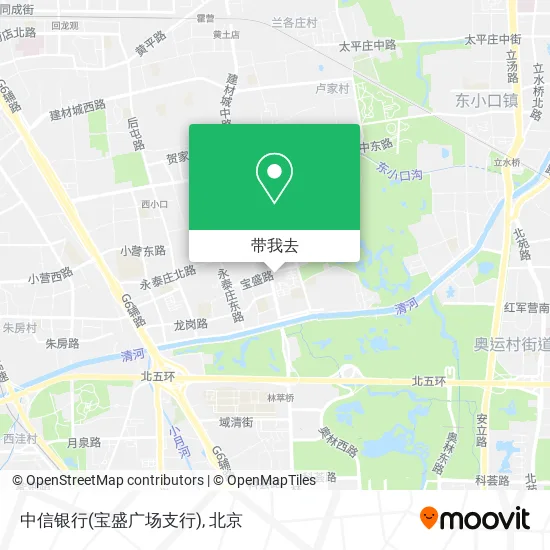 中信银行(宝盛广场支行)地图