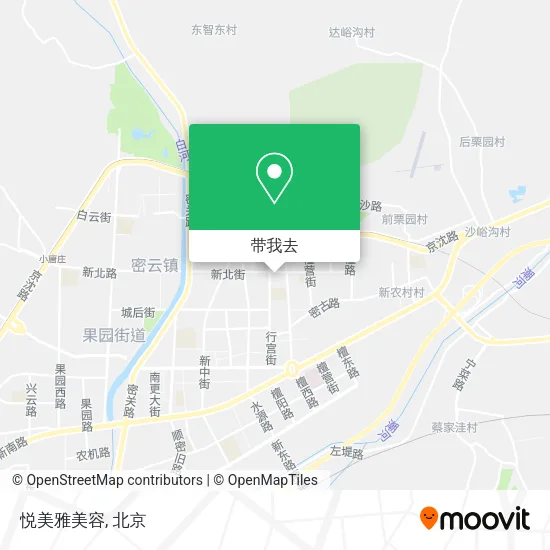 悦美雅美容地图