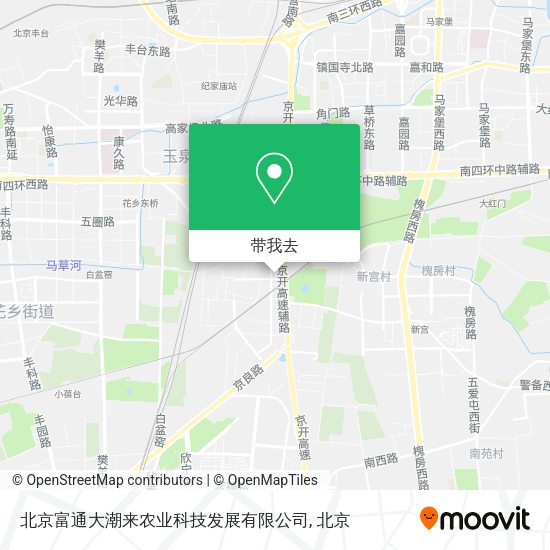北京富通大潮来农业科技发展有限公司地图