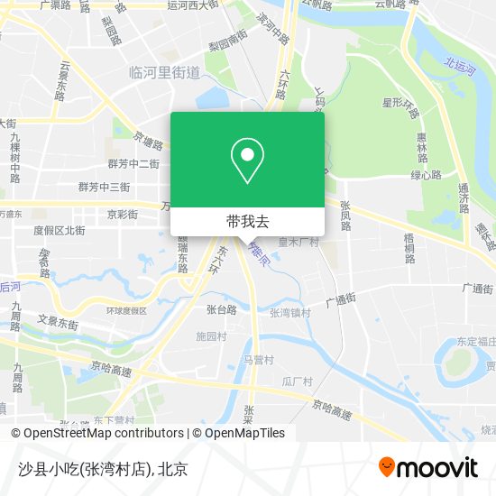 沙县小吃(张湾村店)地图