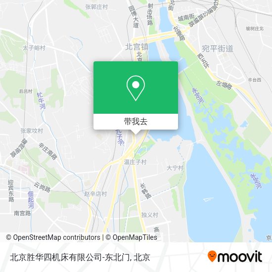 北京胜华四机床有限公司-东北门地图