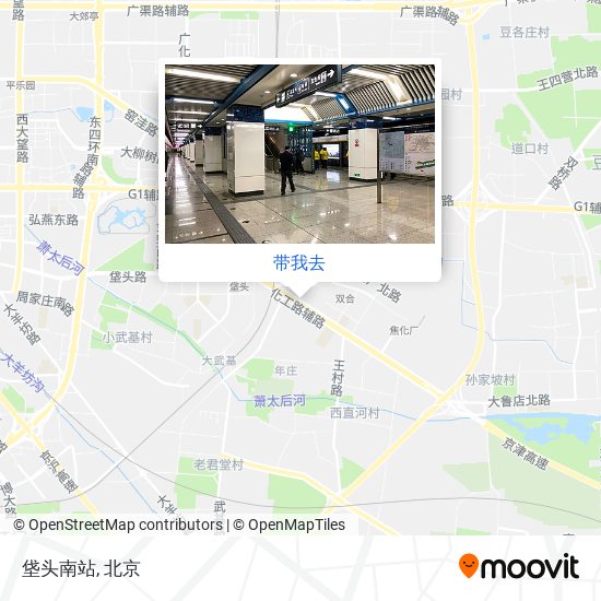 垡头南站地图