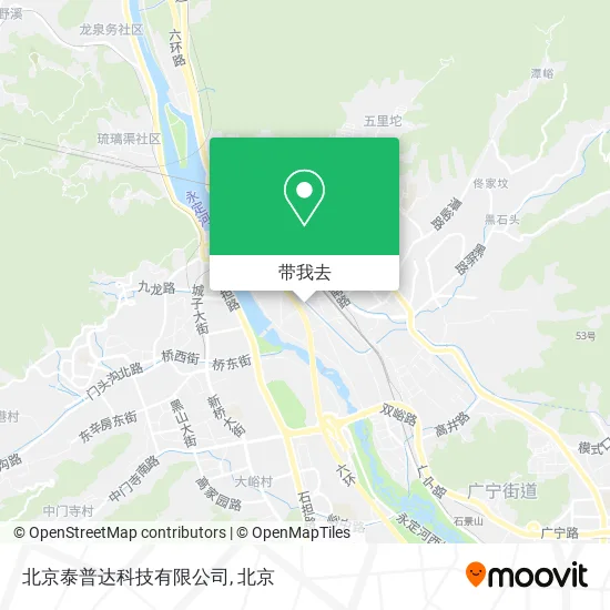 北京泰普达科技有限公司地图