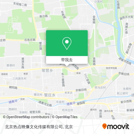 北京热点映像文化传媒有限公司地图