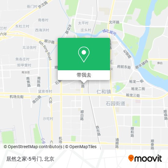 居然之家-5号门地图