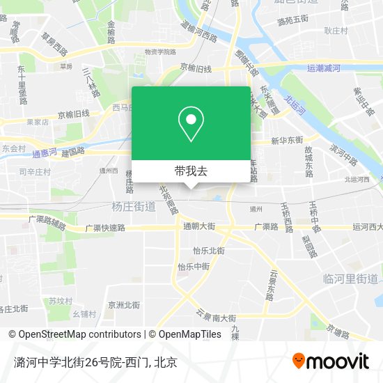 潞河中学北街26号院-西门地图