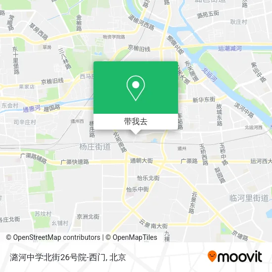 潞河中学北街26号院-西门地图