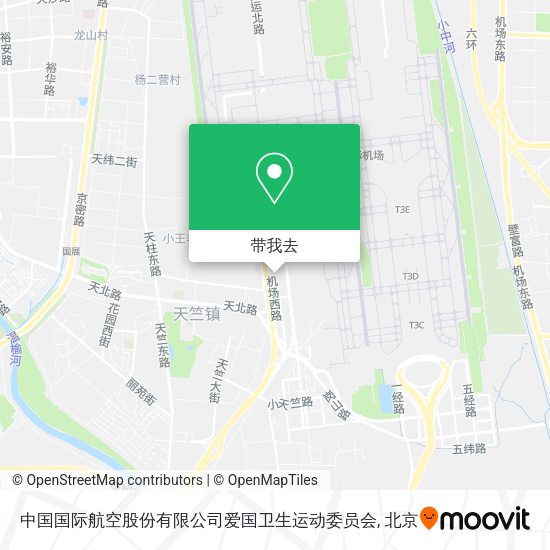 中国国际航空股份有限公司爱国卫生运动委员会地图