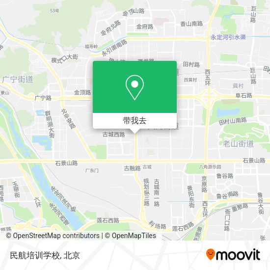民航培训学校地图