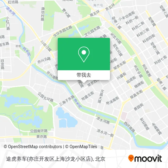 途虎养车(亦庄开发区上海沙龙小区店)地图