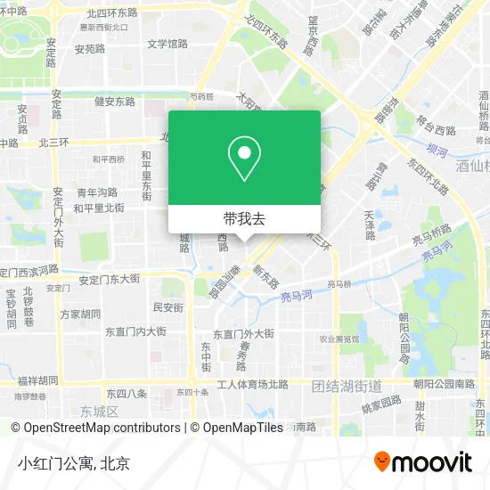 小红门公寓地图