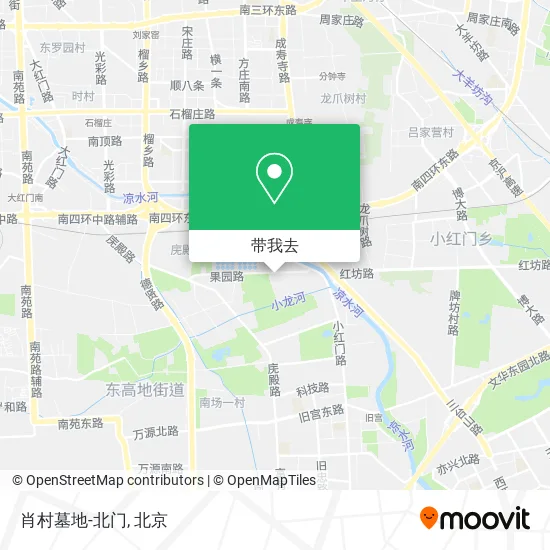 肖村墓地-北门地图