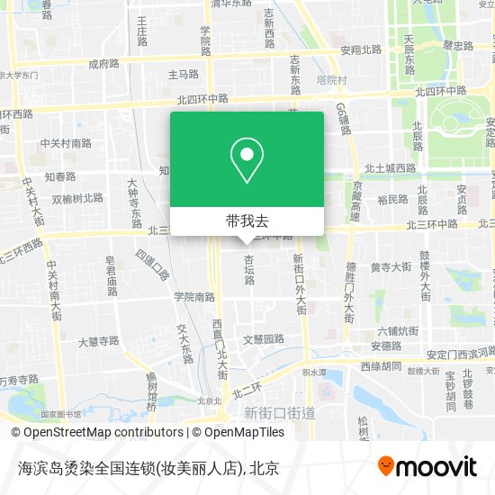 海滨岛烫染全国连锁(妆美丽人店)地图